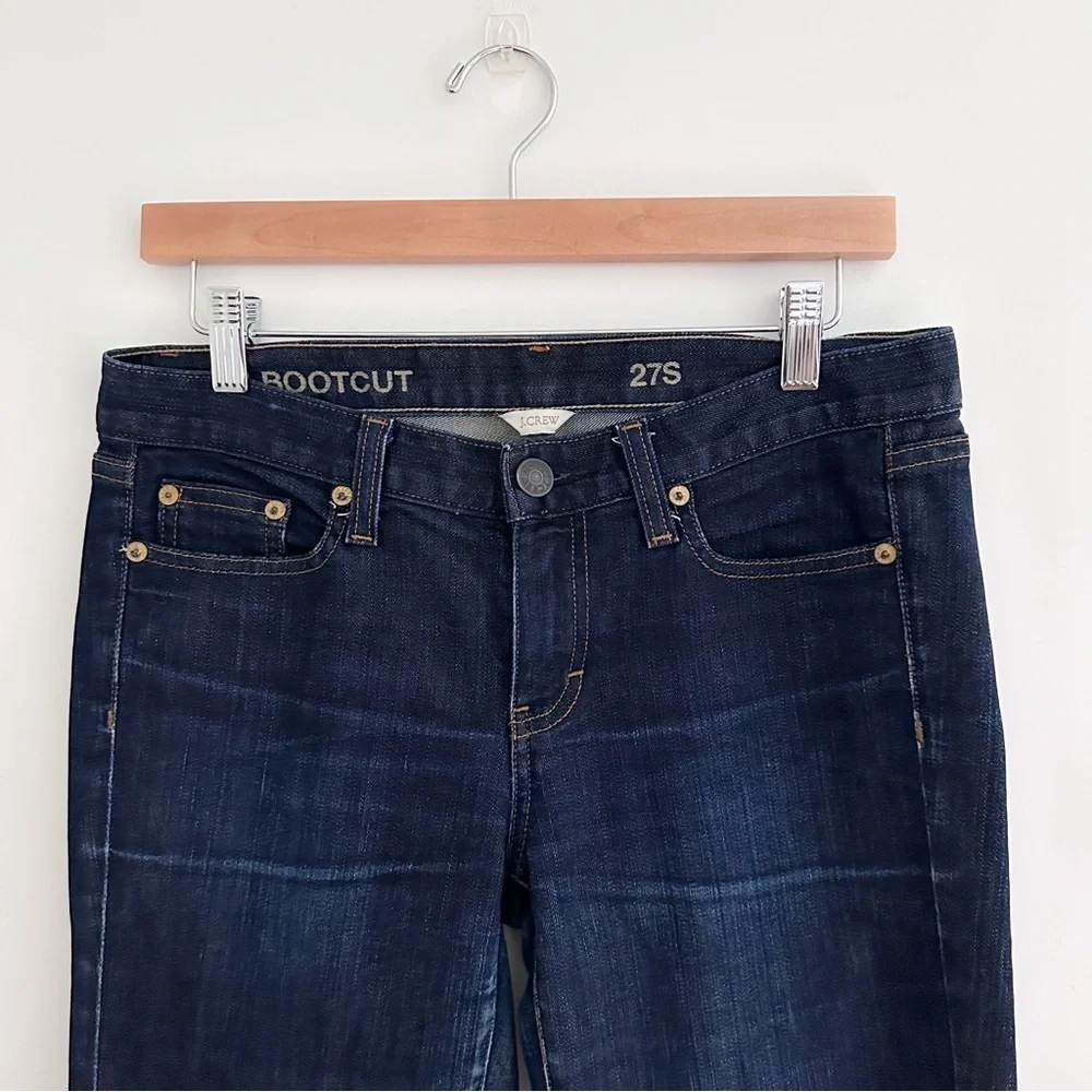 J.Crew Dark Wash Bootcut Jeans Women's Size 27 Short